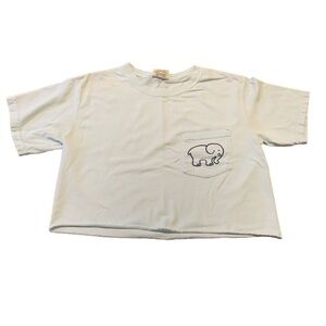 Ivory Ella Cropped Tee • Size Small